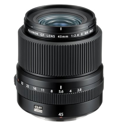 Obiettivo FUJINON GF 45mm f2.8 R WR per mirrorless Fujifilm medio formato