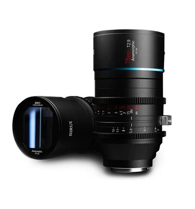 SIRUI Obiettivo 75mm T2.9 1.6x Anamorfico full frame per mirrorless Nikon Z