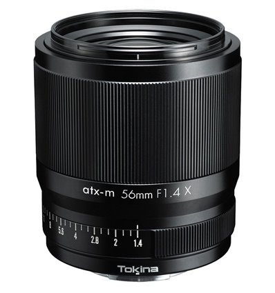 Obiettivo Tokina ATX-M 56mm F1.4 per mirrorless Fujifilm X