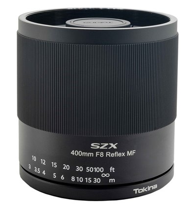 Obiettivo Tokina SZX Super Tele 400mm F8 Reflex MF attacco Sony E-Mount