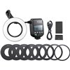 Godox Macro Ring Flash MF-R76 compatibile con Canon Nikon Sony Panasonic Olympus Fujifilm Pentax