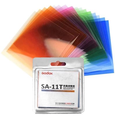 Godox Color SA-11T kit 16 gelatine colorate per faretto LED S30