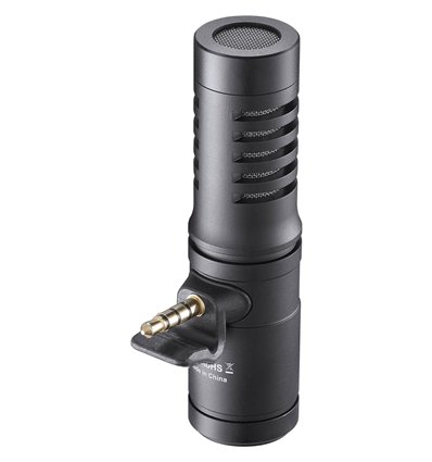Godox Geniusmic Microfono direzionale compatto per smartphone con connettore TRRS da 3,5 mm