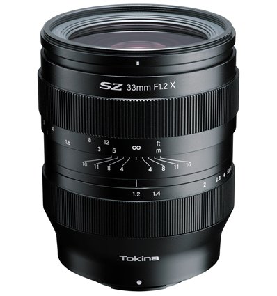Obiettivo Tokina SZ 33mm f/1.2 X per mirrorless Fujifilm