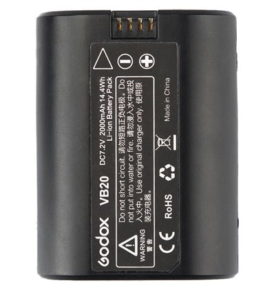 Godox VB-20 batteria supplementare (7.2V, 2000mAh) per flash V350