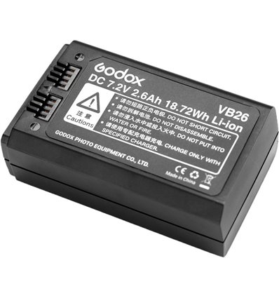 Godox VB-26 batteria supplementare (7.2V, 2600mAh) per flash V1
