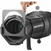 Godox VSA-36K Spotlight Kit di fissaggio per faretti LED + Lente da 36°