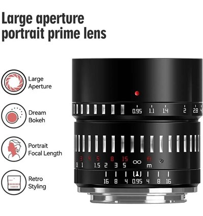 Obiettivo TTArtisan 50mm F0.95 per mirrorless Sony E