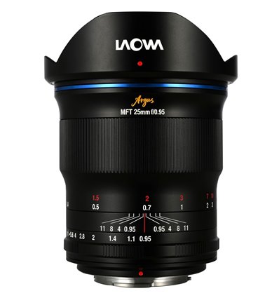 Obiettivo Laowa Venus Argus MFT 25mm F0.95 APO attacco Micro Quattro Terzi