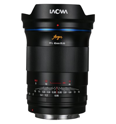 Obiettivo Laowa Venus Argus FFII 45mm F0.95 per mirrorless Sony E