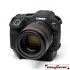 easyCover custodia protettiva in silicone nera per Canon EOS R3