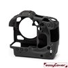 easyCover custodia protettiva in silicone nera per Canon EOS R3