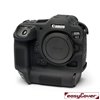 easyCover custodia protettiva in silicone nera per Canon EOS R3