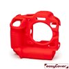 easyCover custodia protettiva in silicone rossa per Canon EOS R3