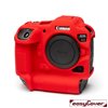 easyCover custodia protettiva in silicone rossa per Canon EOS R3