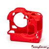 easyCover custodia protettiva in silicone rossa per Canon EOS R3