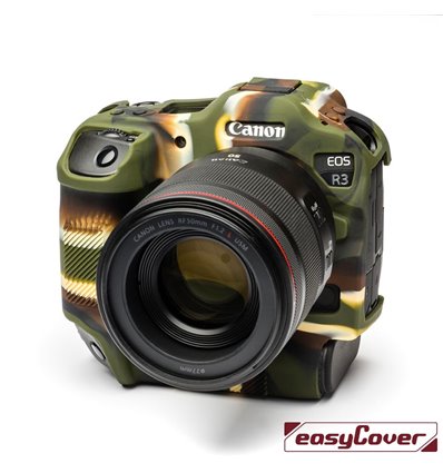 easyCover custodia protettiva in silicone mimetica per Canon EOS R3