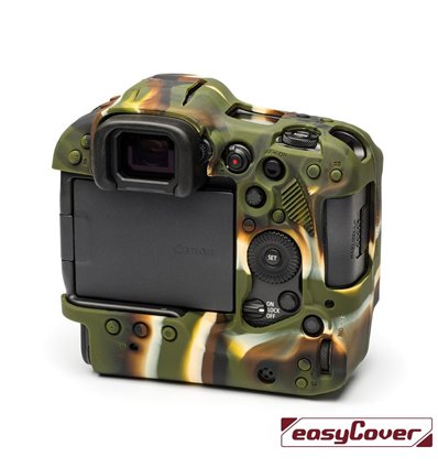 EasyCover - Custodia in silicone per fotocamera - Protezione per la vostra fotocamera Canon R3 (Mimetico