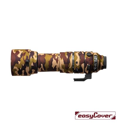 easyCover custodia in neoprene marrone mimetica per Sigma 150-600mm Sports (Sony e L-Mount) Lens Oak