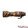 easyCover custodia in neoprene marrone mimetica per Sigma 150-600mm Sports (Sony e L-Mount) Lens Oak