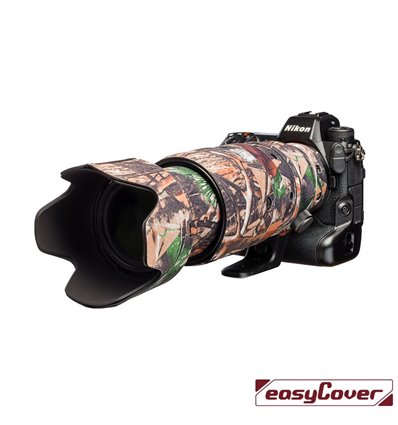 easyCover custodia in neoprene forest mimetica per obiettivo Nikon Z 100-400mm f/4.5-5.6 VR S Lens Oak