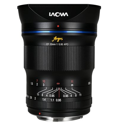 Obiettivo Laowa Venus Argus CF 33mm F0.95 APO per mirrorless Canon EOS M