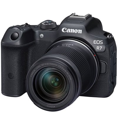 Fotocamera Mirrorless Canon EOS R7 kit obiettivo 18-150mm f/3.5-6.3 IS STM