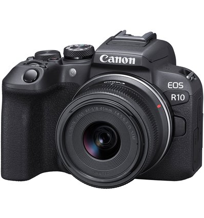 Fotocamera Mirrorless Canon EOS R10 kit obiettivo RF 18-45mm f/4.5-6.3 IS STM