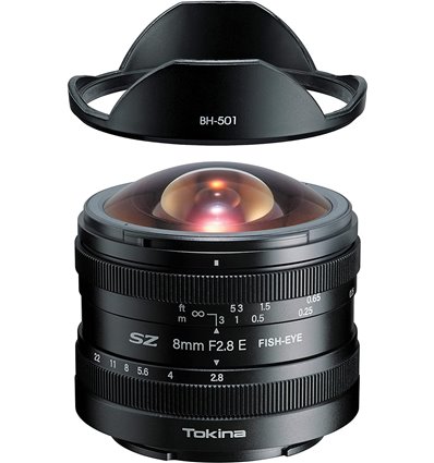 Obiettivo Tokina SZ 8mm F2.8 Fisheye per mirrorless Sony E
