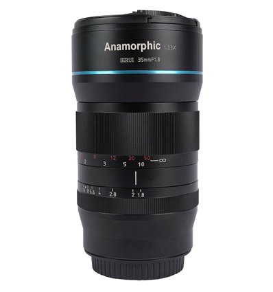 SIRUI Obiettivo 35mm F1.8 Anamorfico 1.33X per mirrorless Canon RF-Mount