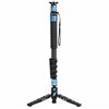 SIRUI P-325FL Monopiede in fibra di carbonio con base piedini di supporto