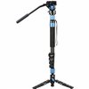 SIRUI P-325FL Monopiede in fibra di carbonio + base + testa video VA-5