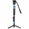SIRUI P-325FL Monopiede in fibra di carbonio + base + testa video VH-10