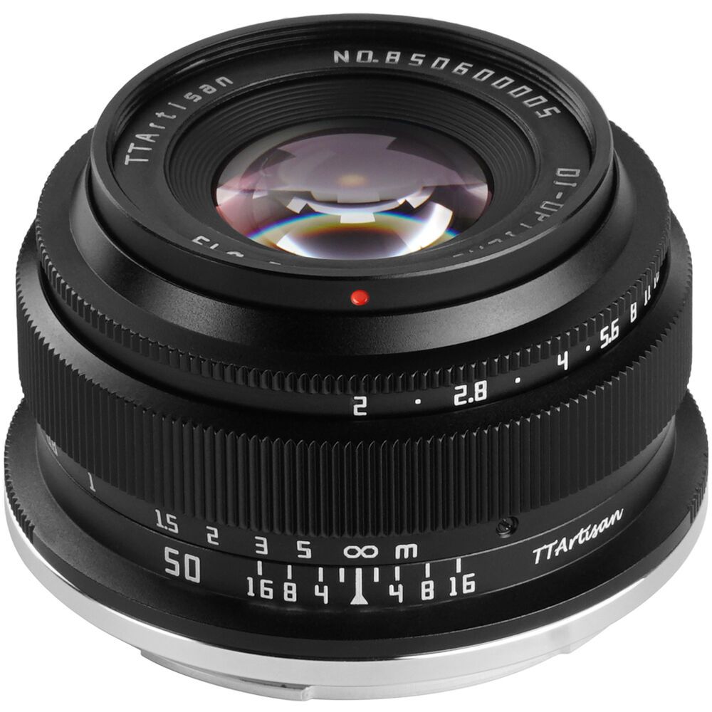 TTArtisan Adattatore Per Obiettivo Con Corpo In Metallo Per Leica M A Fotocamera Fuji GFX, Colore: Nero