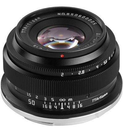 Obiettivo TTArtisan 50mm F2 per mirrorless Fujifilm X