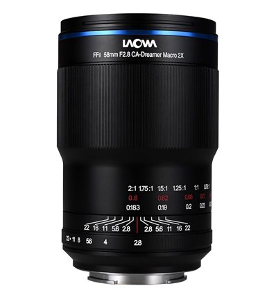Obiettivo Laowa Venus FFII 58mm F2.8 CA-Dreamer Macro 2X per mirrorless Sony E