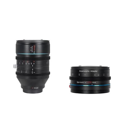 SIRUI Obiettivo 35mm T2.9 1.6x Full-Frame Anamorfico + adattatore 1,25x per Nikon Z
