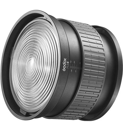 Godox FLS8 Lente Fresnel per illuminatori a LED attacco Bowens