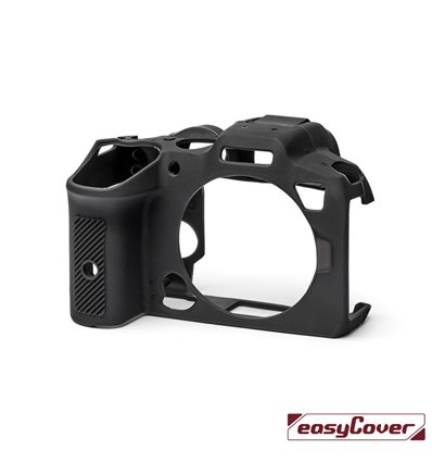 easyCover custodia protettiva in silicone per Canon EOS R7 - Nero