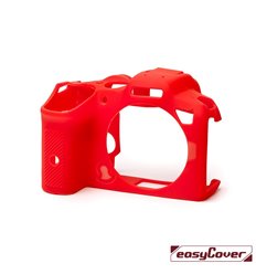 easyCover custodia in silicone rossa per Canon R5 / R6 / R6 II