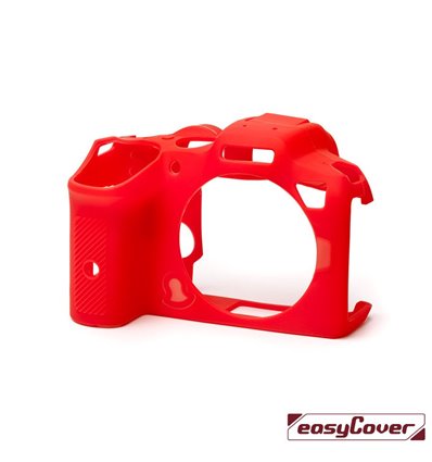 easyCover custodia protettiva in silicone per Canon EOS R7 - Rosso
