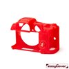 easyCover custodia protettiva in silicone per Canon EOS R7 - Rosso