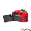 easyCover custodia protettiva in silicone per Canon EOS R7 - Rosso