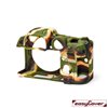 easyCover custodia protettiva in silicone per Canon EOS R7 - Camouflage Mimetico