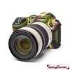 easyCover custodia protettiva in silicone per Canon EOS R7 - Camouflage Mimetico