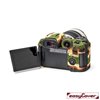 easyCover custodia protettiva in silicone per Canon EOS R7 - Camouflage Mimetico