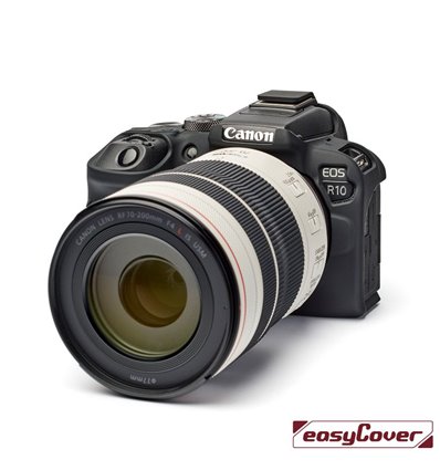 easyCover custodia protettiva in silicone per Canon EOS R10 - Nero