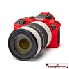 easyCover custodia protettiva in silicone per Canon EOS R10 - Rosso