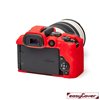 easyCover custodia protettiva in silicone per Canon EOS R10 - Rosso