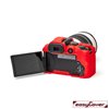 easyCover custodia protettiva in silicone per Canon EOS R10 - Rosso